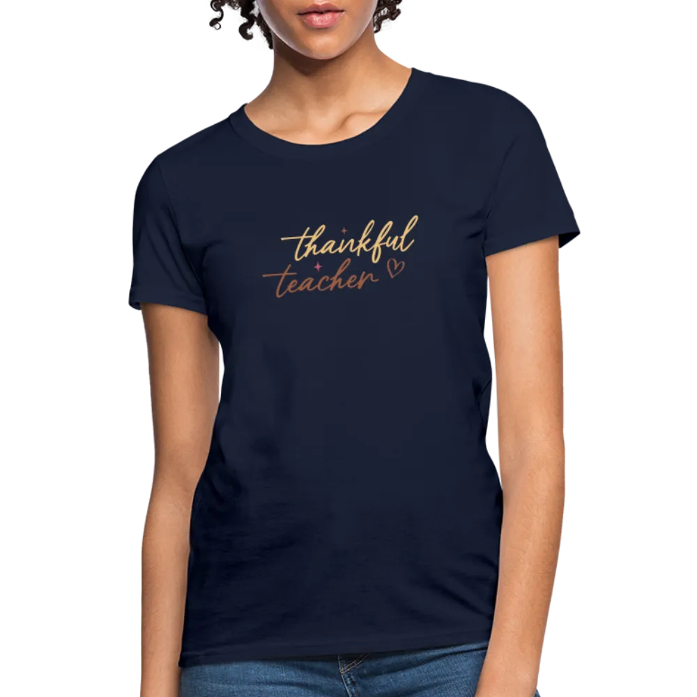 “Thankful Teacher”-Women's T-Shirt
