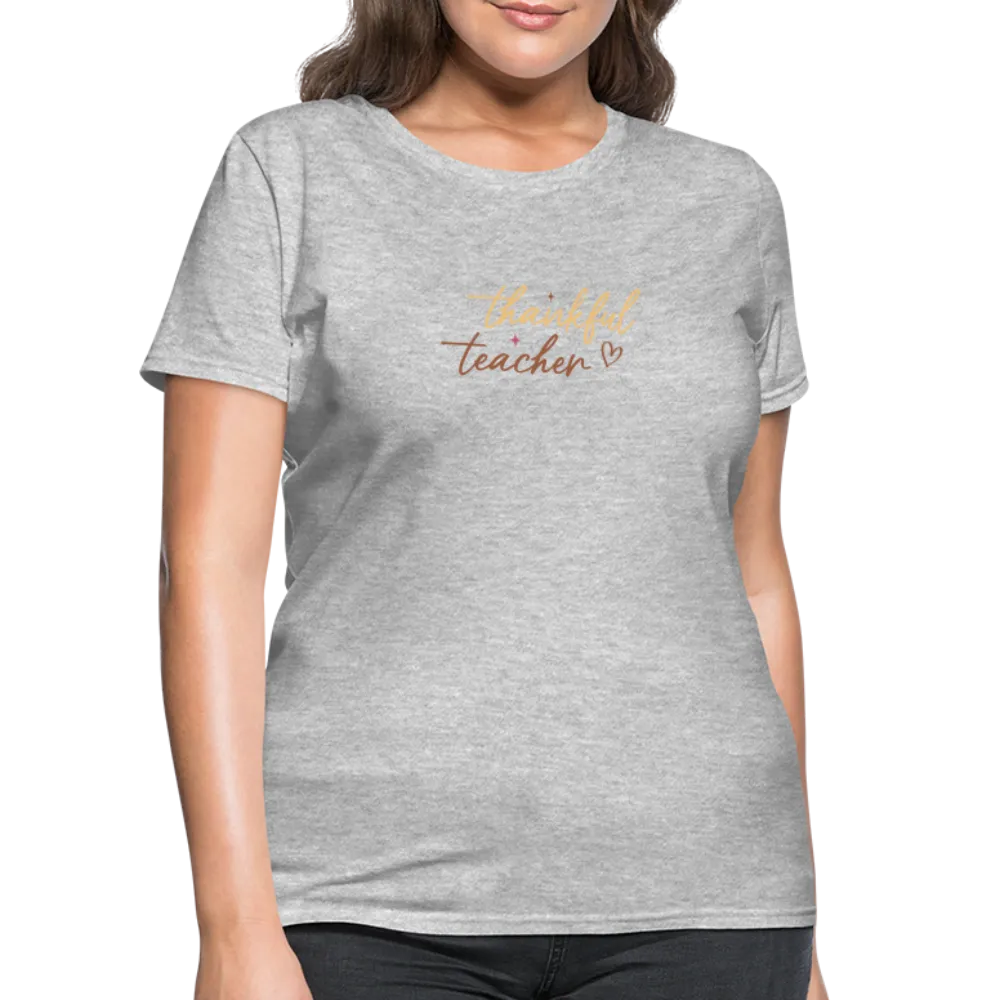 “Thankful Teacher”-Women's T-Shirt