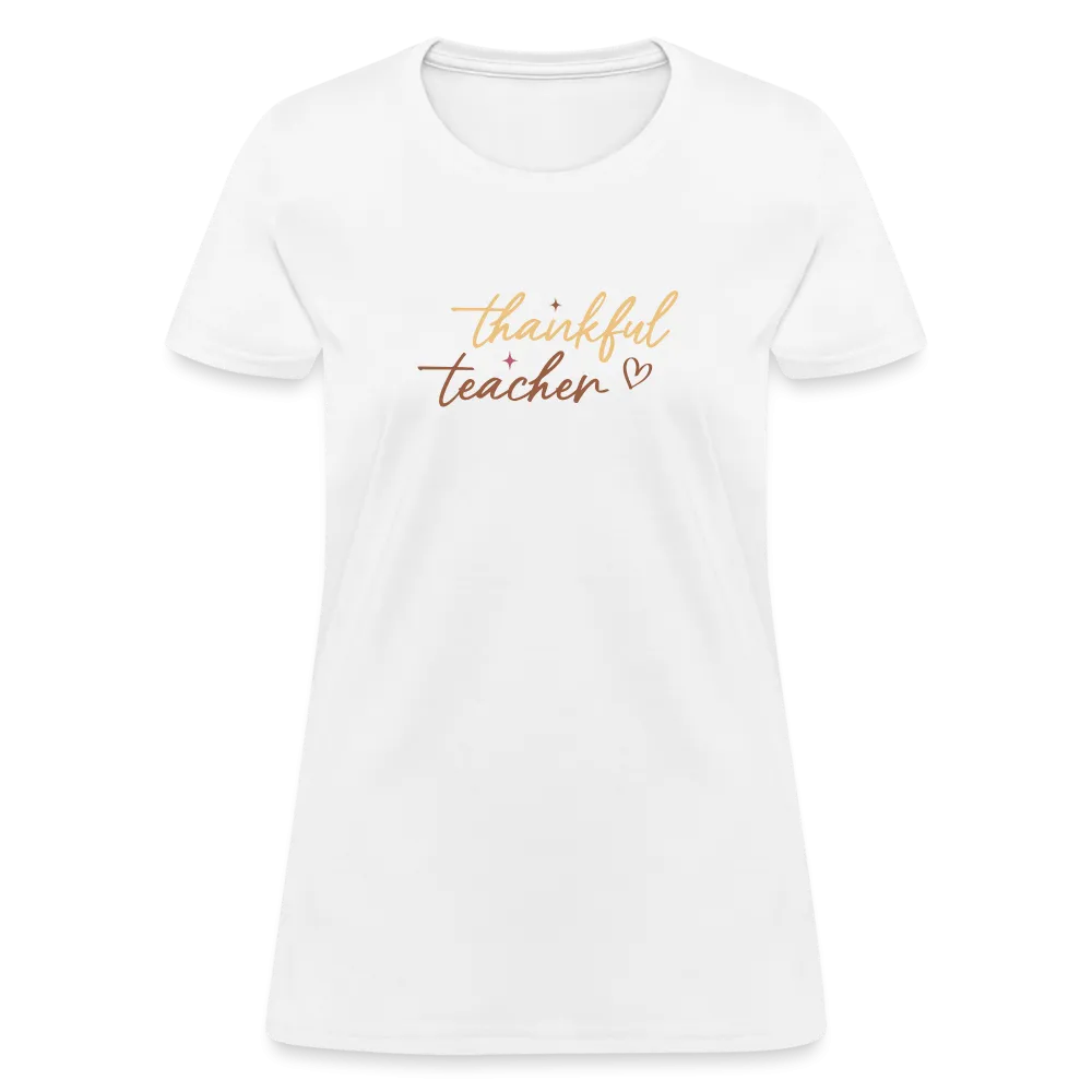 “Thankful Teacher”-Women's T-Shirt