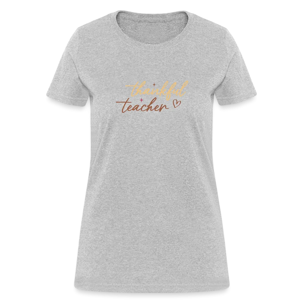 “Thankful Teacher”-Women's T-Shirt