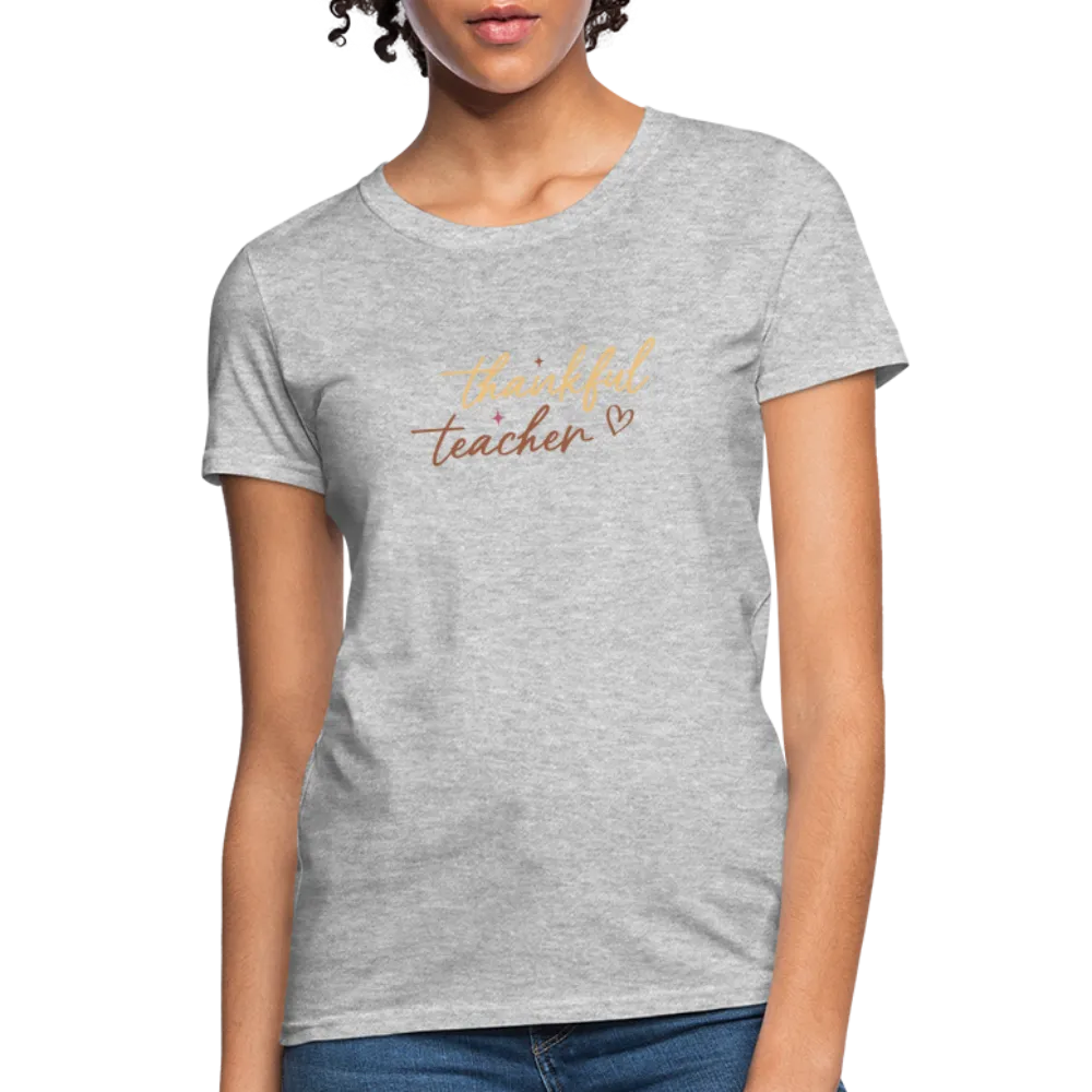 “Thankful Teacher”-Women's T-Shirt