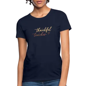 “Thankful Teacher”-Women's T-Shirt