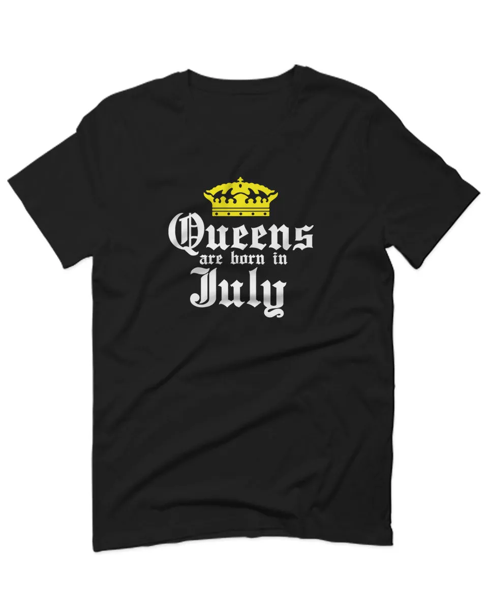 The Best Birthday Gift Queens are Born in July For men T Shirt