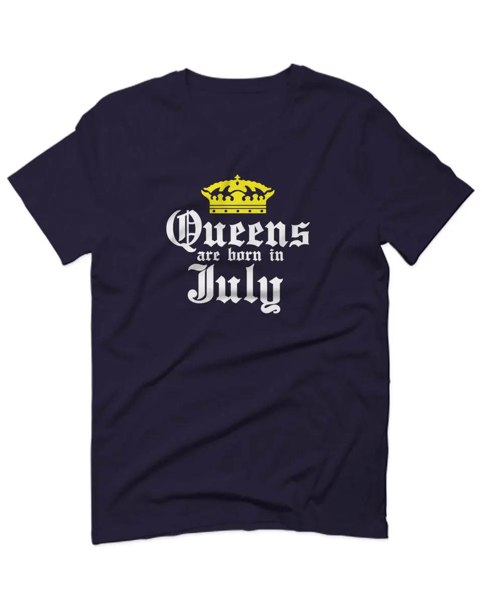 The Best Birthday Gift Queens are Born in July For men T Shirt