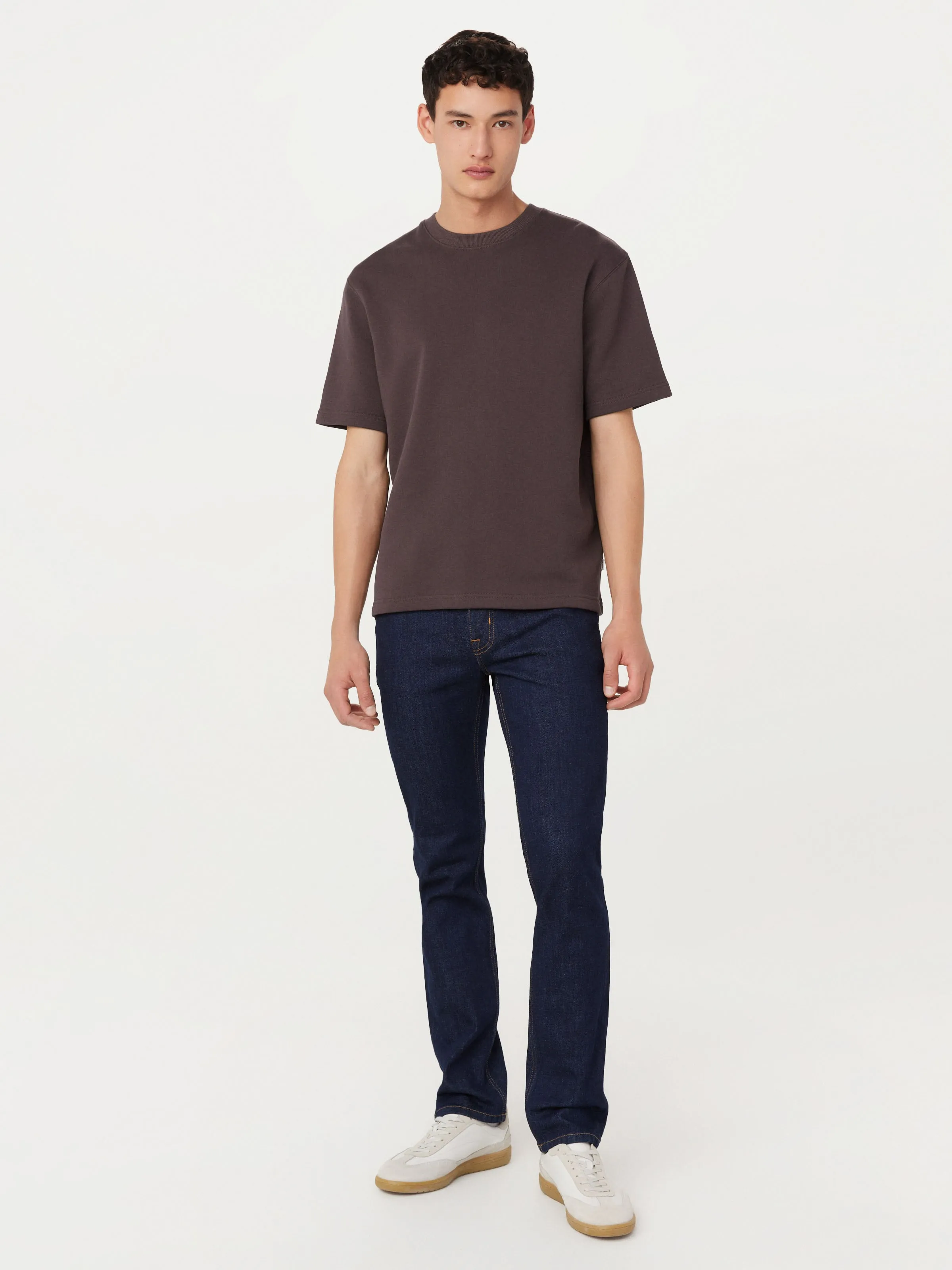 The French Terry T-Shirt in Raisin