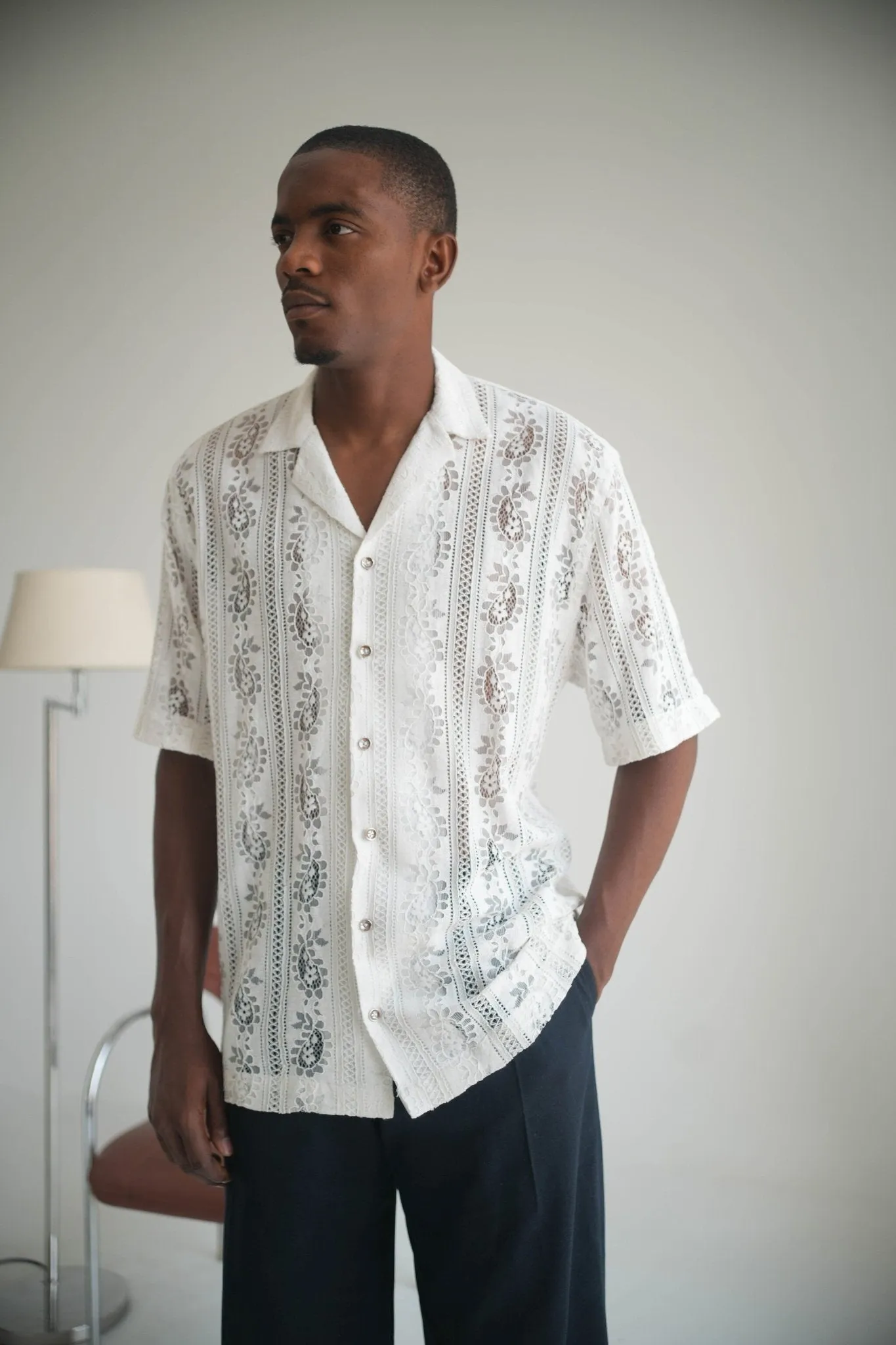 The Geometry Lace Shirt