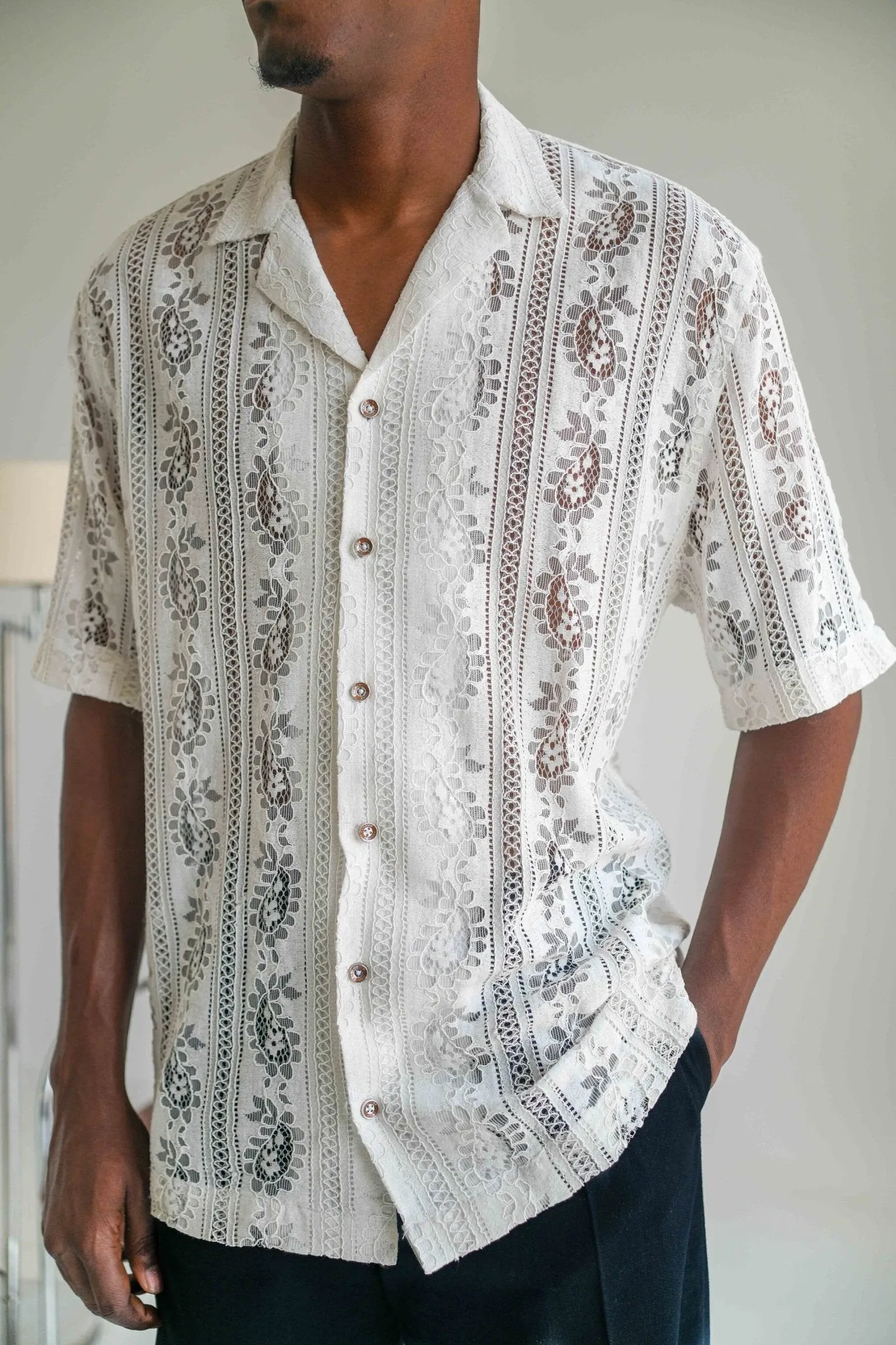 The Geometry Lace Shirt