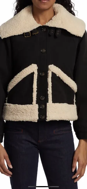 THE GREAT- The Peak Coat Black