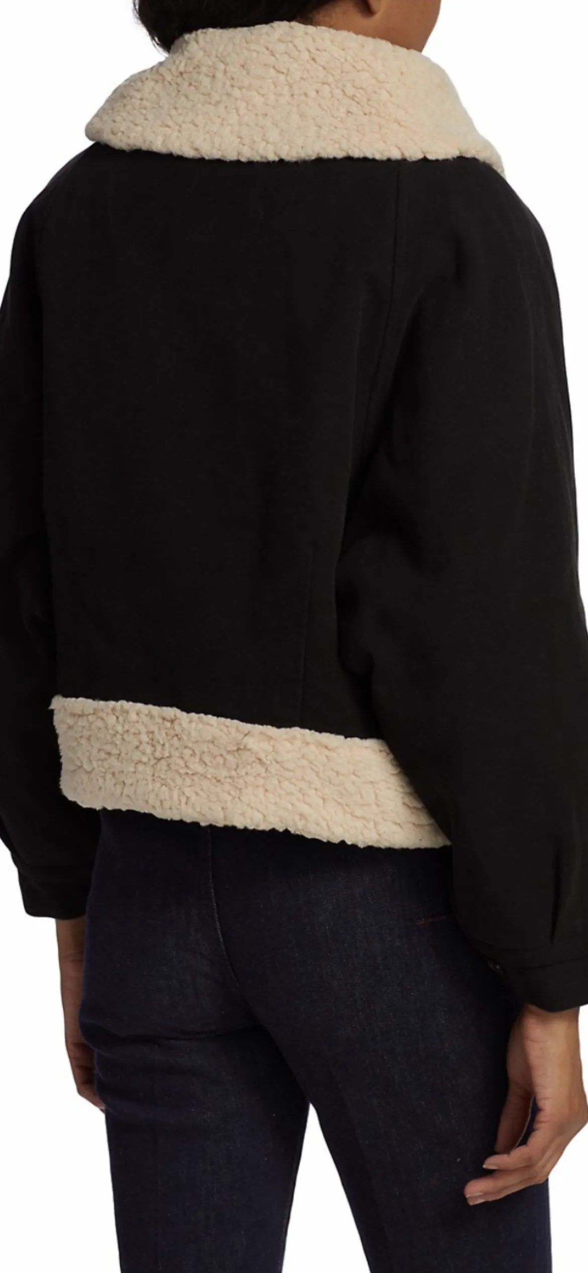 THE GREAT- The Peak Coat Black