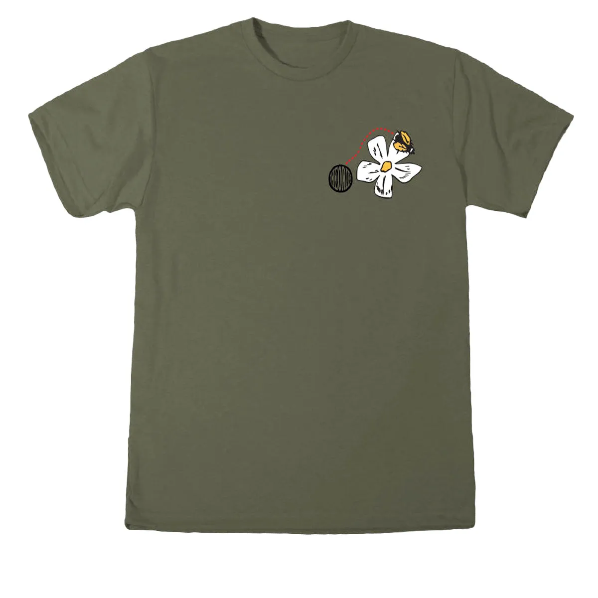 Theories Pollinate T-Shirt - Olive