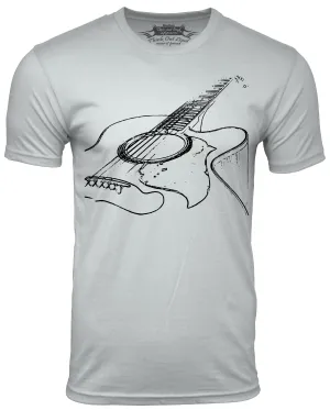 Think Out Loud Apparel Acoustic Guitar T-shirt Cool Musician Tee T Shirt