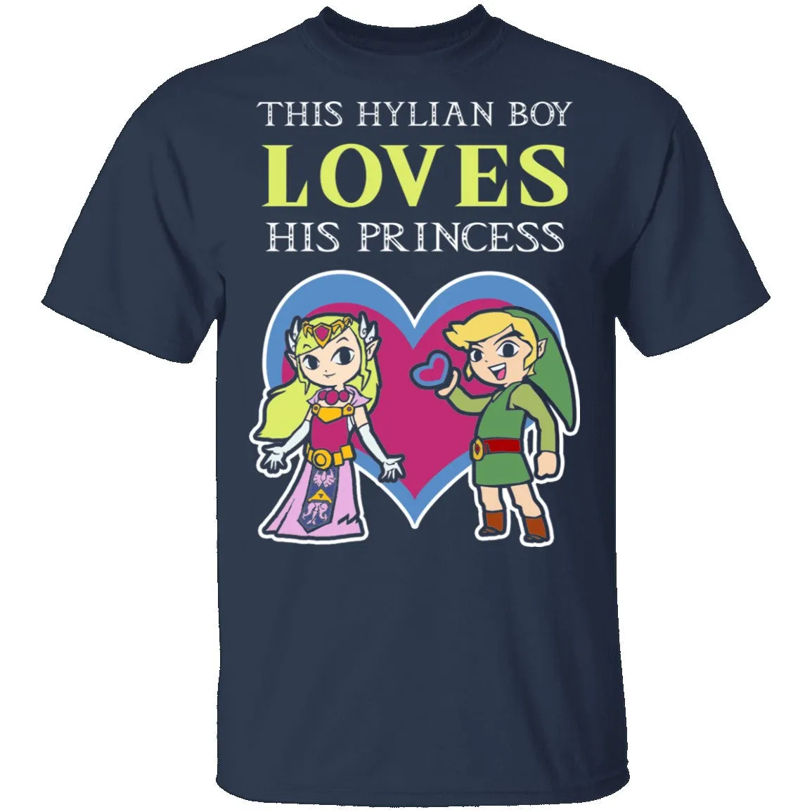 This Hylian Boy Loves His Princess Merge T-Shirt