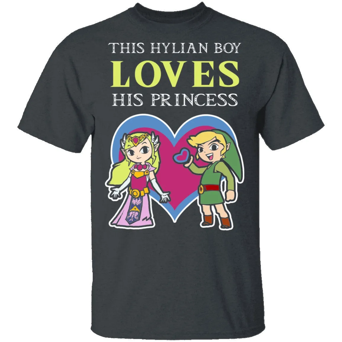 This Hylian Boy Loves His Princess Merge T-Shirt