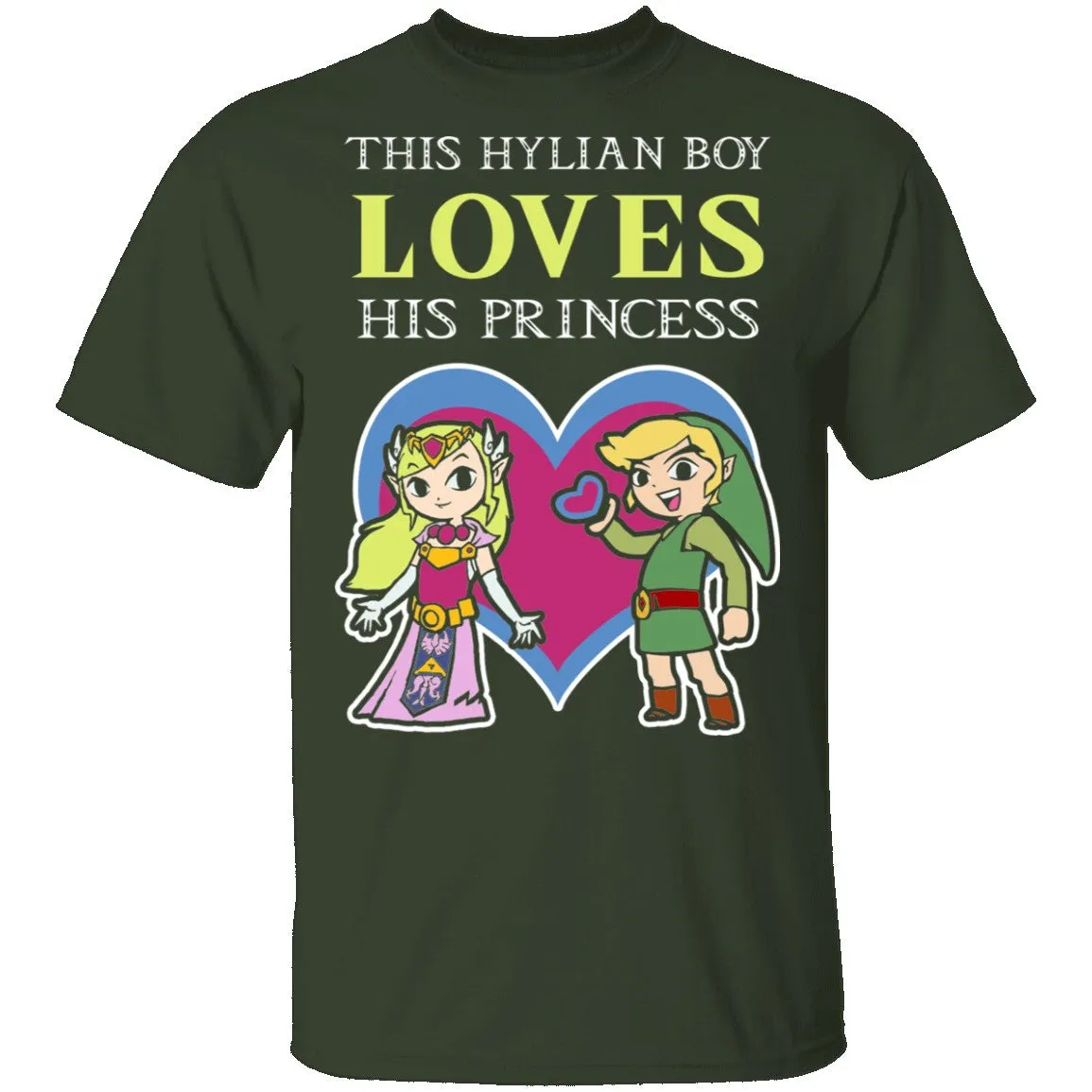 This Hylian Boy Loves His Princess Merge T-Shirt