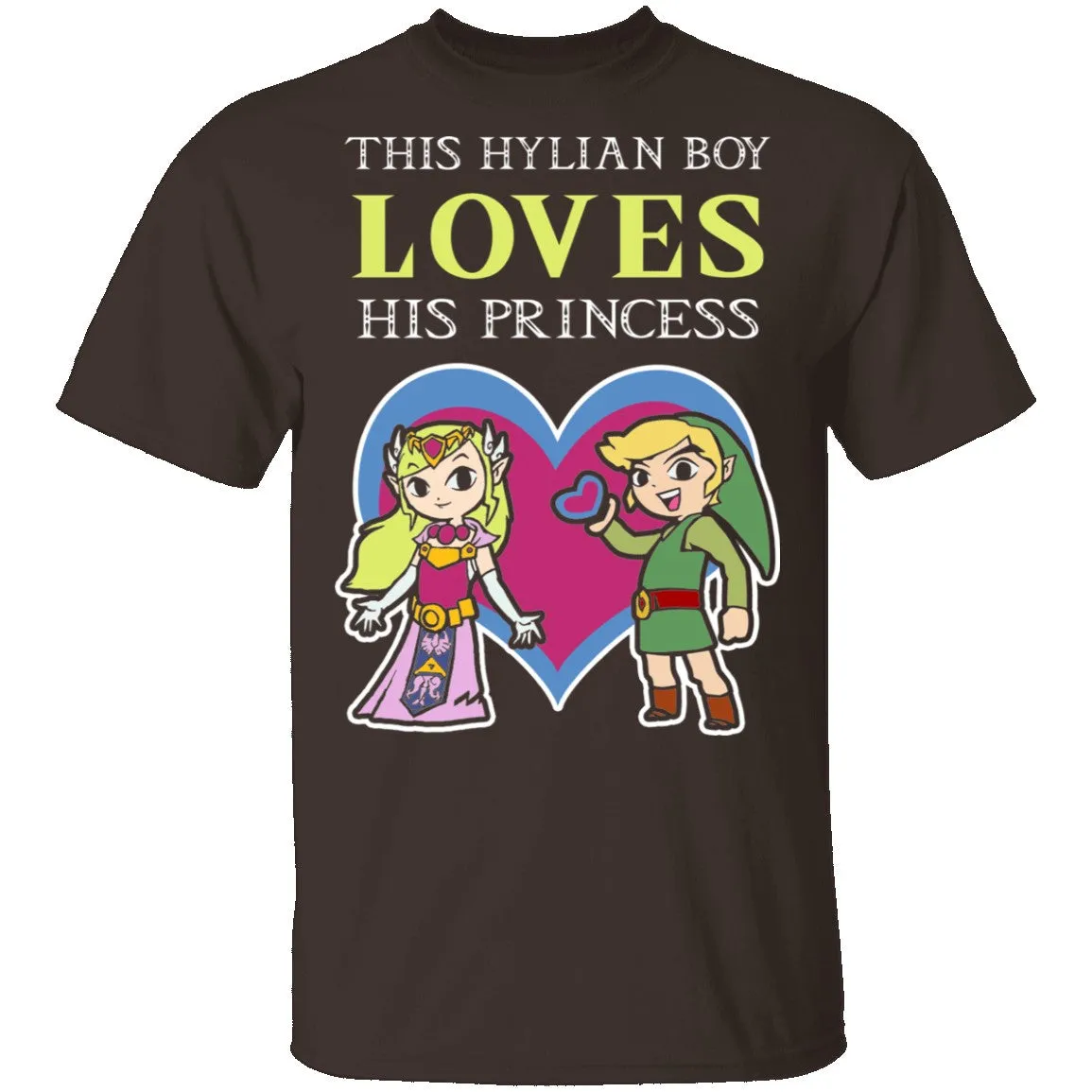 This Hylian Boy Loves His Princess Merge T-Shirt
