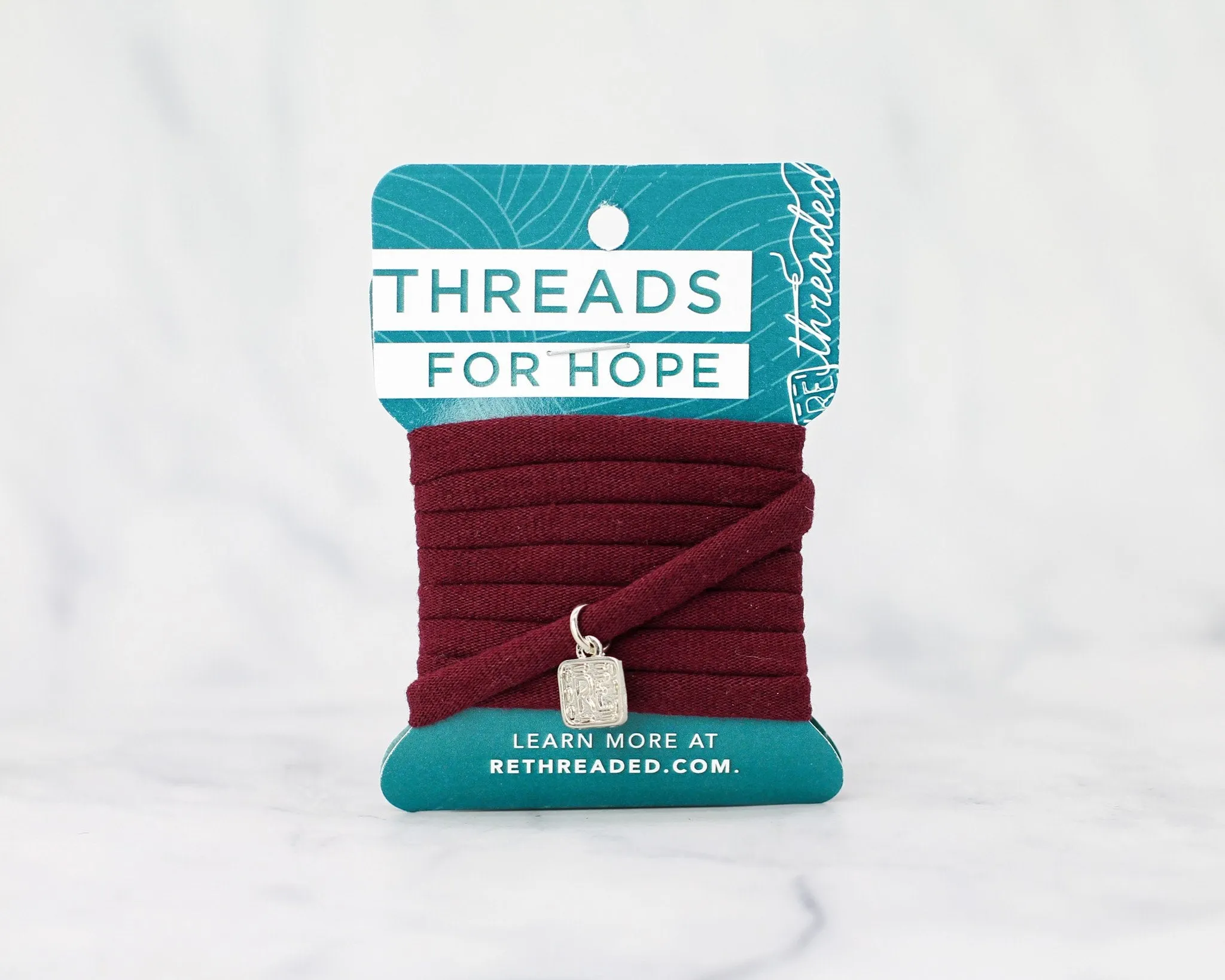 Threads for Hope Bracelet / Maroon