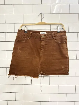 tian lai cun lined mini skirt
