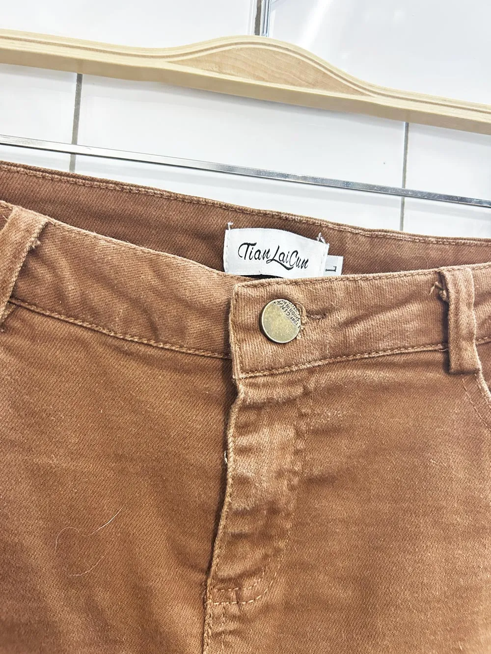 tian lai cun lined mini skirt