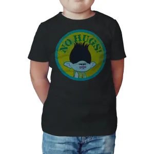 Trolls No Hugs Official Kid's T-Shirt (Black)
