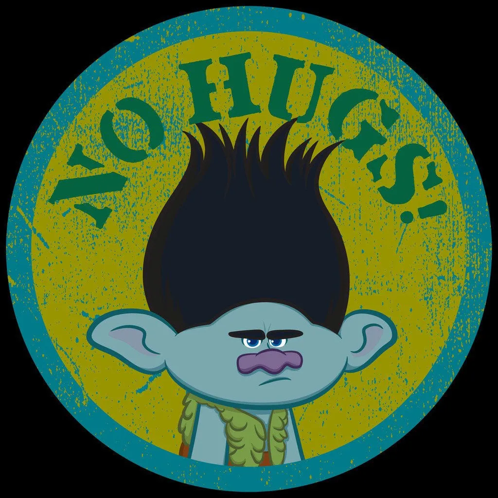 Trolls No Hugs Official Kid's T-Shirt (Black)