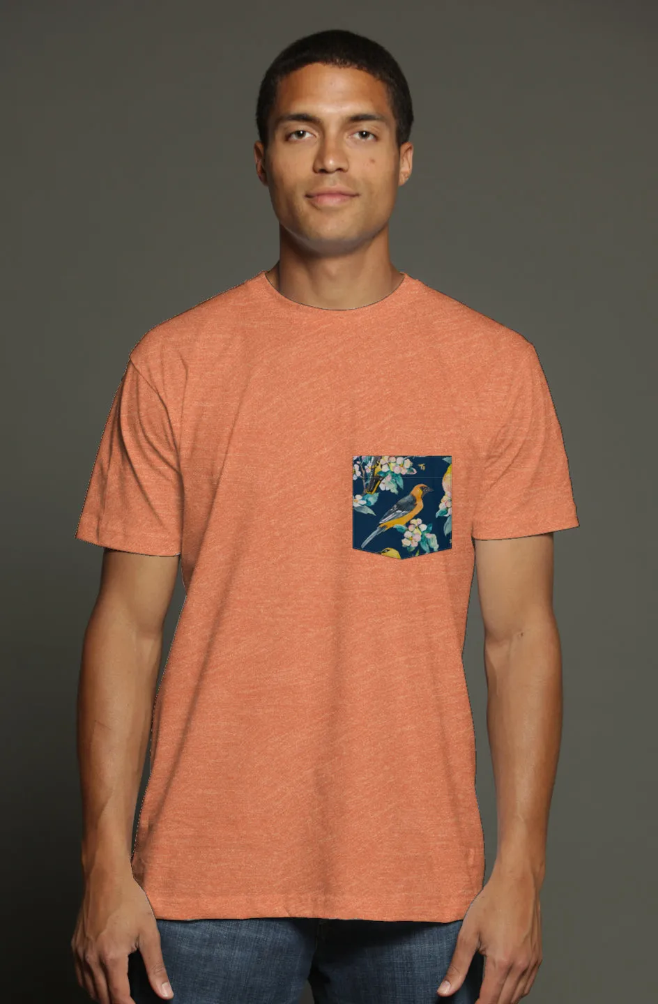 Tropical Oriole Pocket Tee