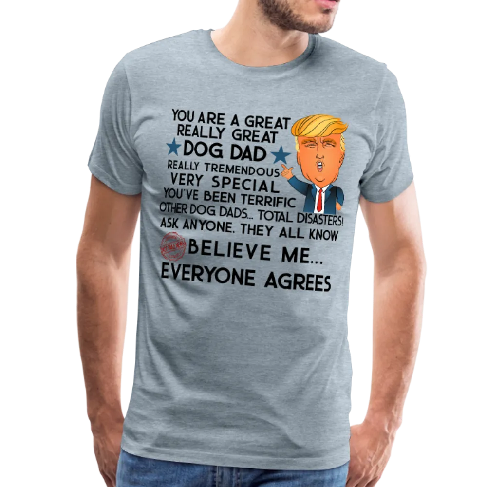 Trump Dog Dad Men's Premium T-Shirt (CK1916)