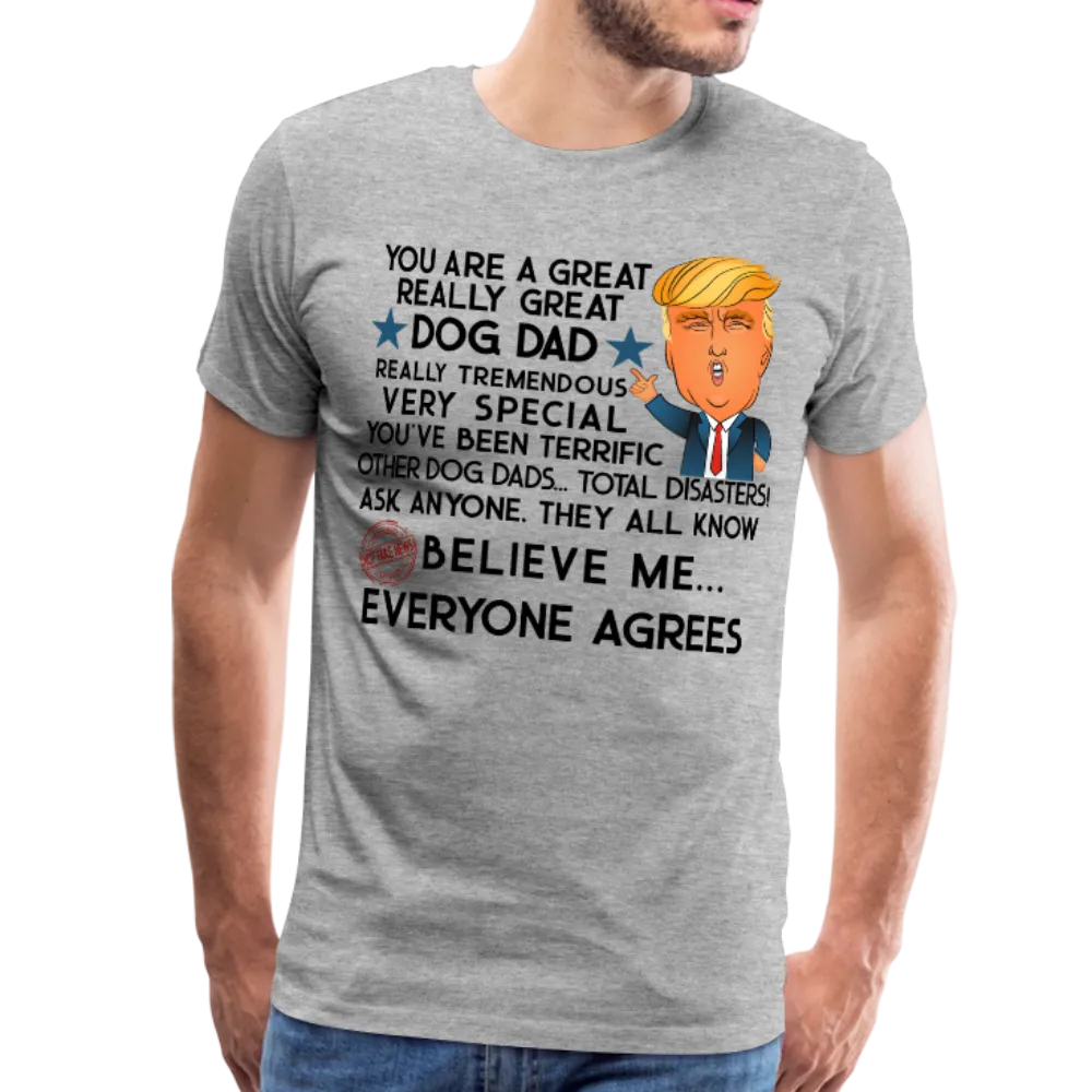 Trump Dog Dad Men's Premium T-Shirt (CK1916)