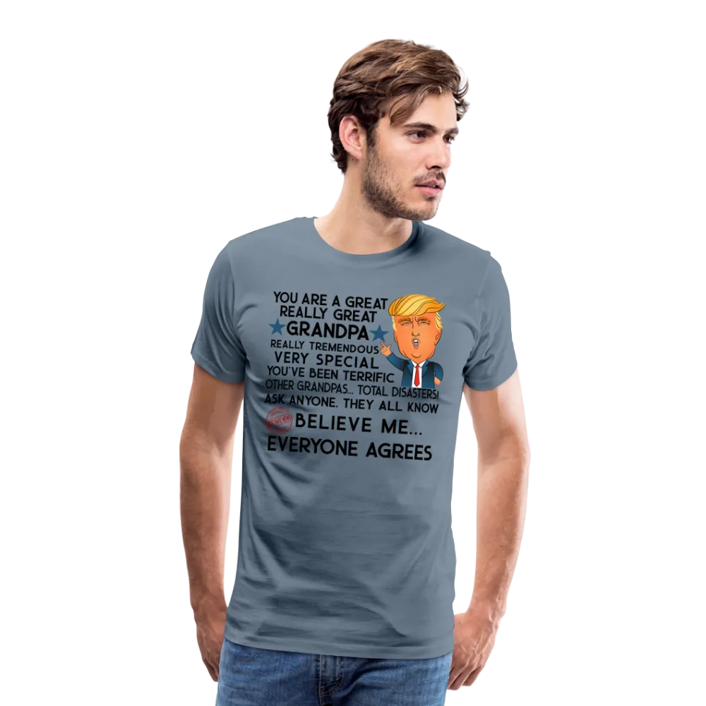 Trump Grandpa Men's Premium T-Shirt (CK1876)