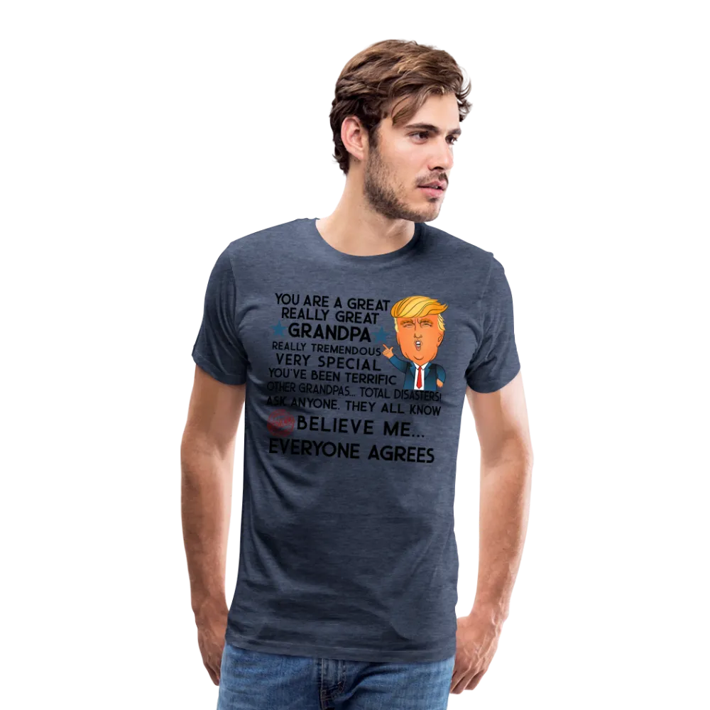 Trump Grandpa Men's Premium T-Shirt (CK1876)