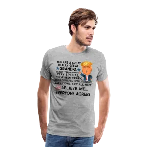 Trump Grandpa Men's Premium T-Shirt (CK1876)