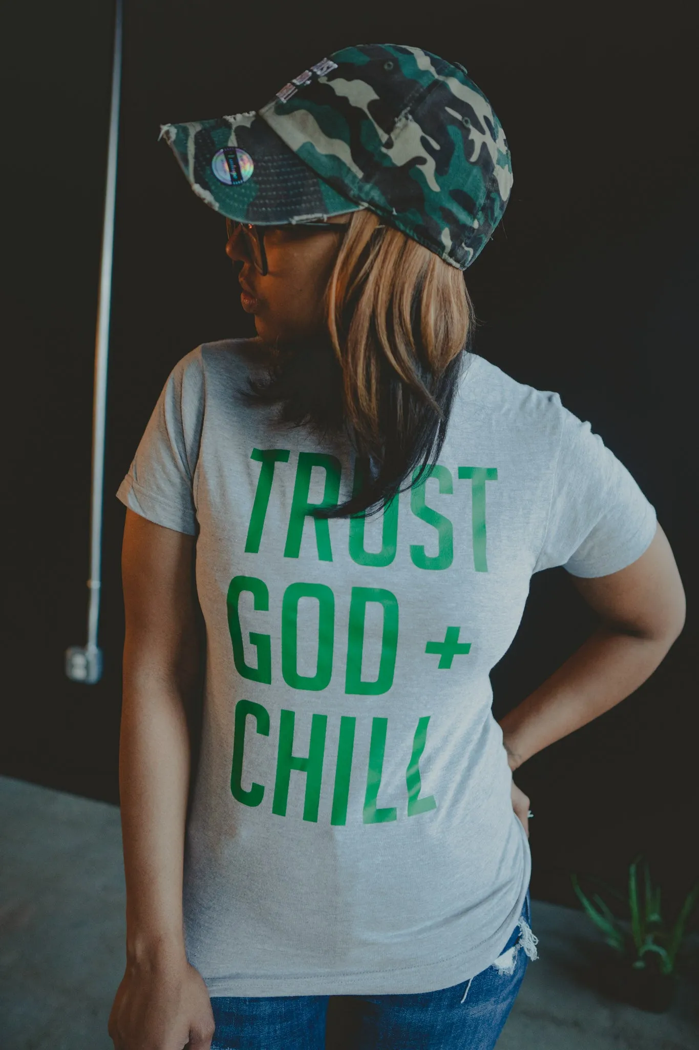 Trust God   Chill Adult Box T-Shirt