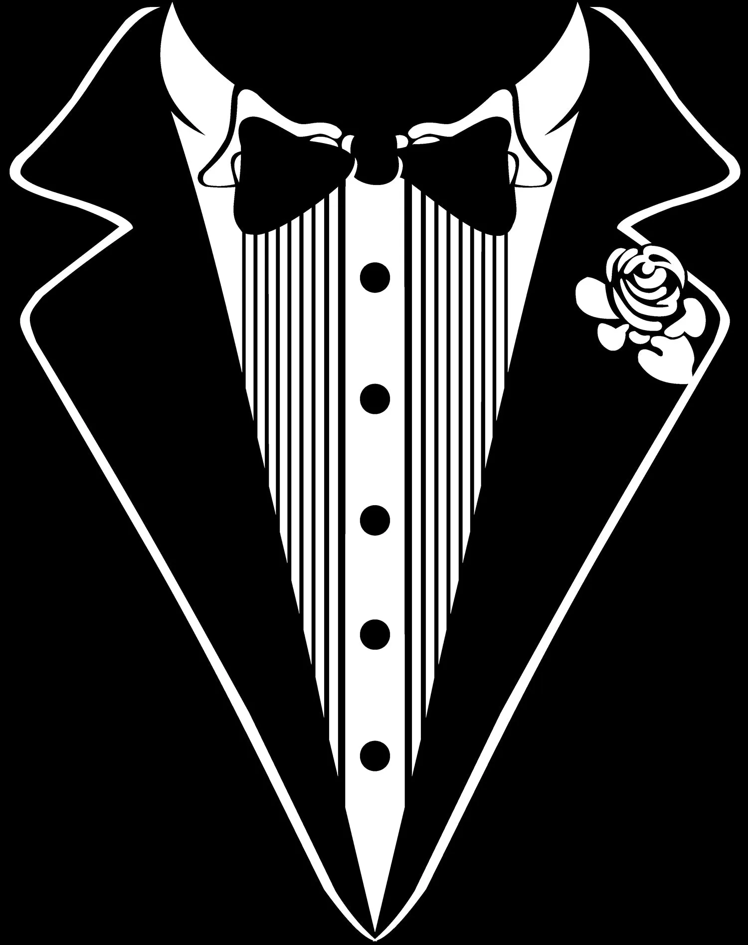 UA Just for Lolz Tuxedo Men's T-shirt (Black)