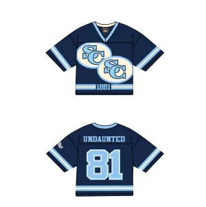 Undaunted Oversized Crop Jersey (Navy)