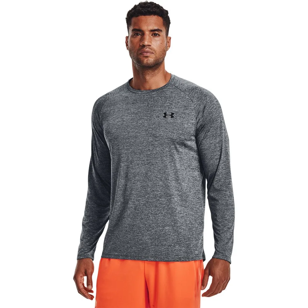 Under Armour Mens Tech 2.0 Longsleeve Tee - Pitch Gray/Black