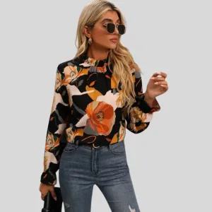 Vanessa | Women's elegant wide sleeve - blouse