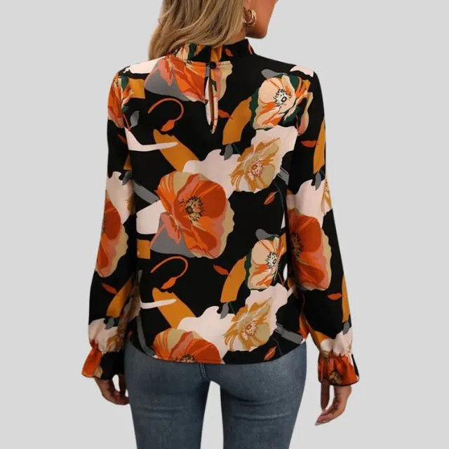 Vanessa | Women's elegant wide sleeve - blouse