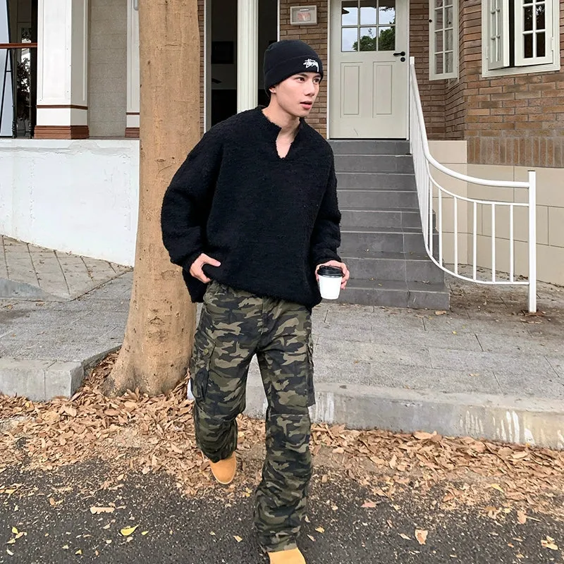 Versatile Loose Fit Knit Sweater