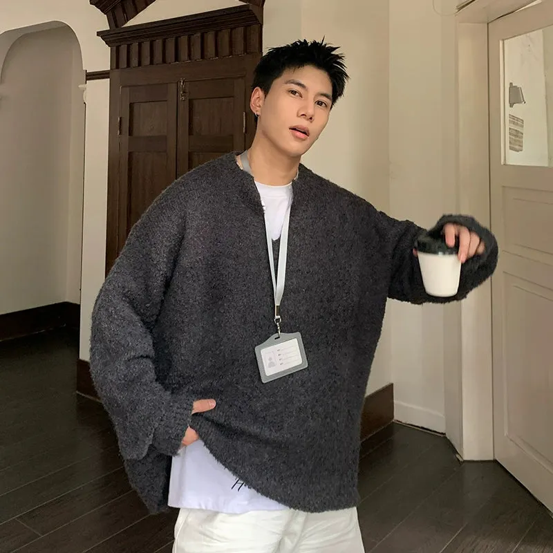 Versatile Loose Fit Knit Sweater