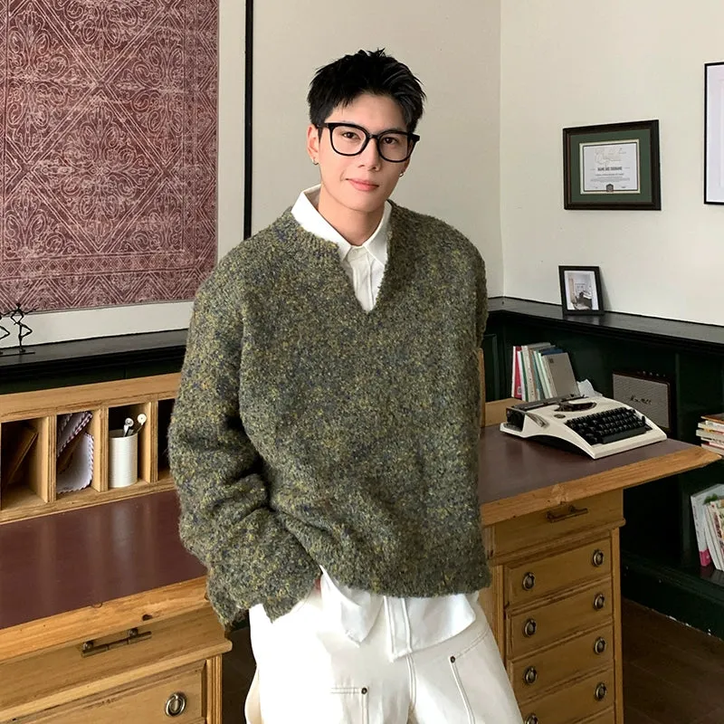 Versatile Loose Fit Knit Sweater