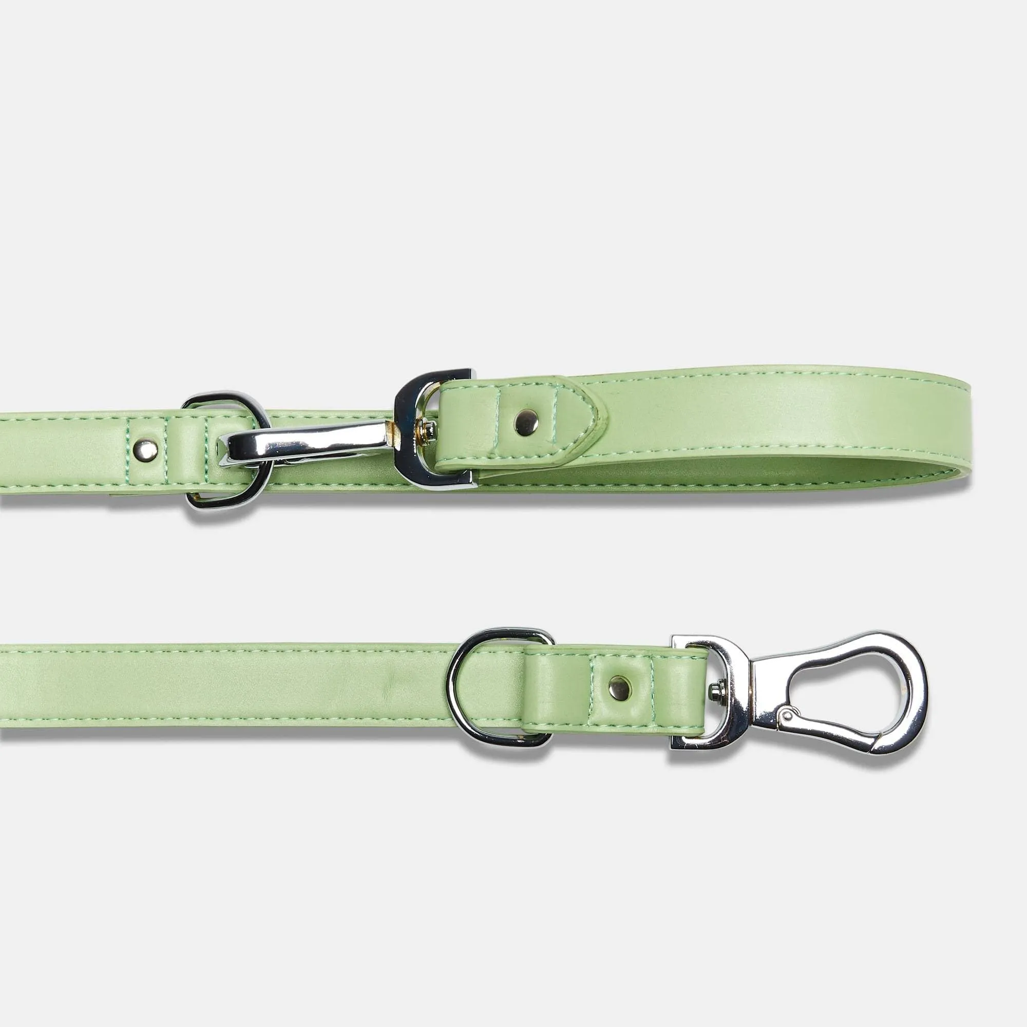 Versatile Vegan Leather Lead | Lush Green