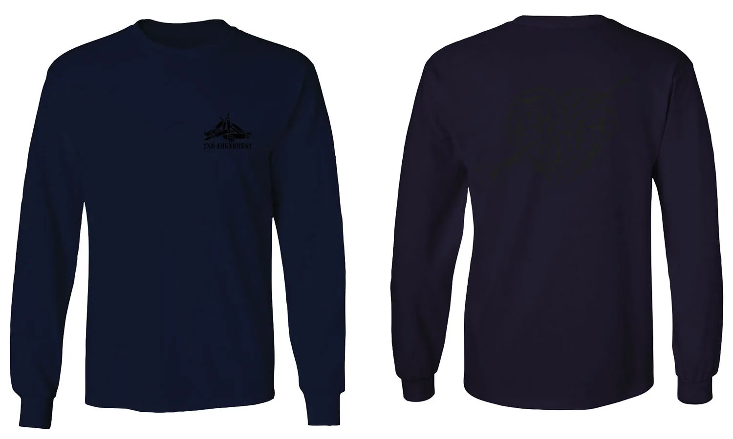 VICES AND VIRTUESS American Second Amendment Gun Rights arms Weapon Heart USA mens Long sleeve t shirt