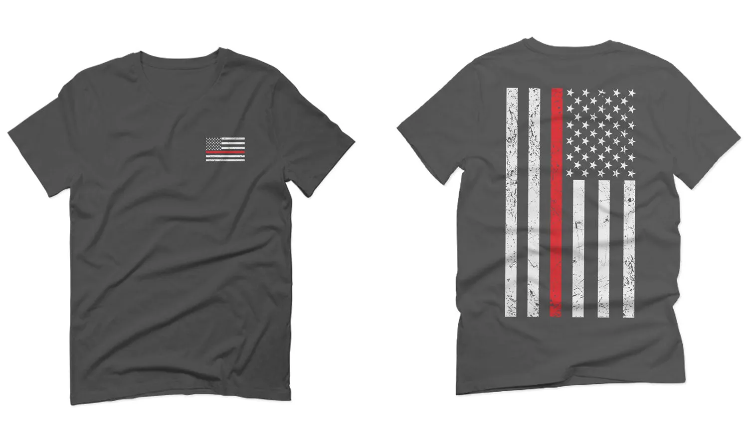 VICES AND VIRTUESS Firefighter Seal Support American Flag Thin Red Line Rescue USA For men T Shirt