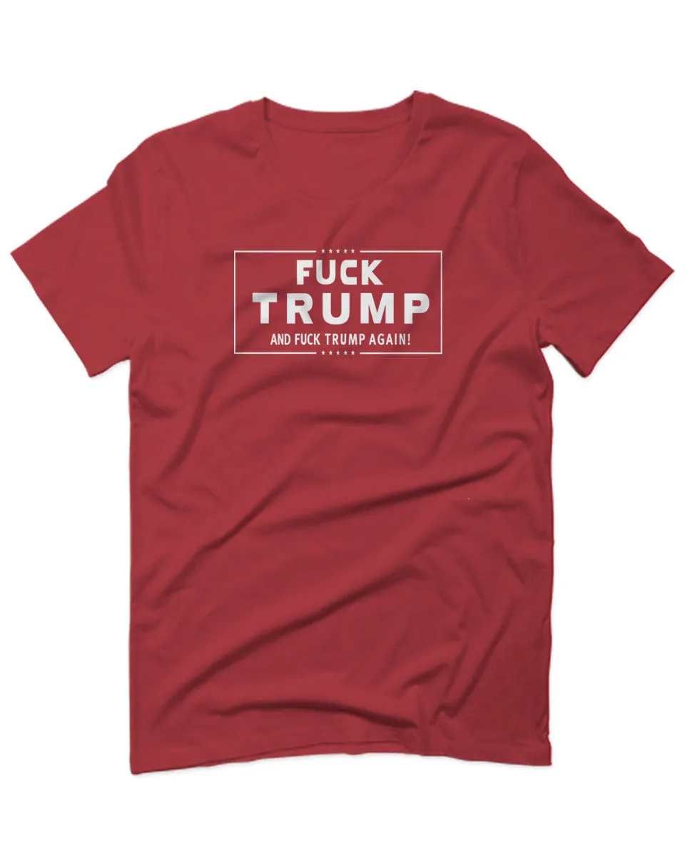 VICES AND VIRTUESS Fuck Trump Funny Liberal Progressive Protest Nevertheless Resist For men T Shirt