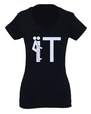 VICES AND VIRTUESS The Best Cool Hilarious Fuck it Funny Offensive Graphic For Women V neck fitted T Shirt