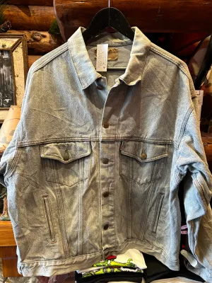 Vintage Faded Black Levis Jacket, XXL