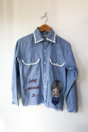 Vintage Kmart "Grandma" Chambray Shirt