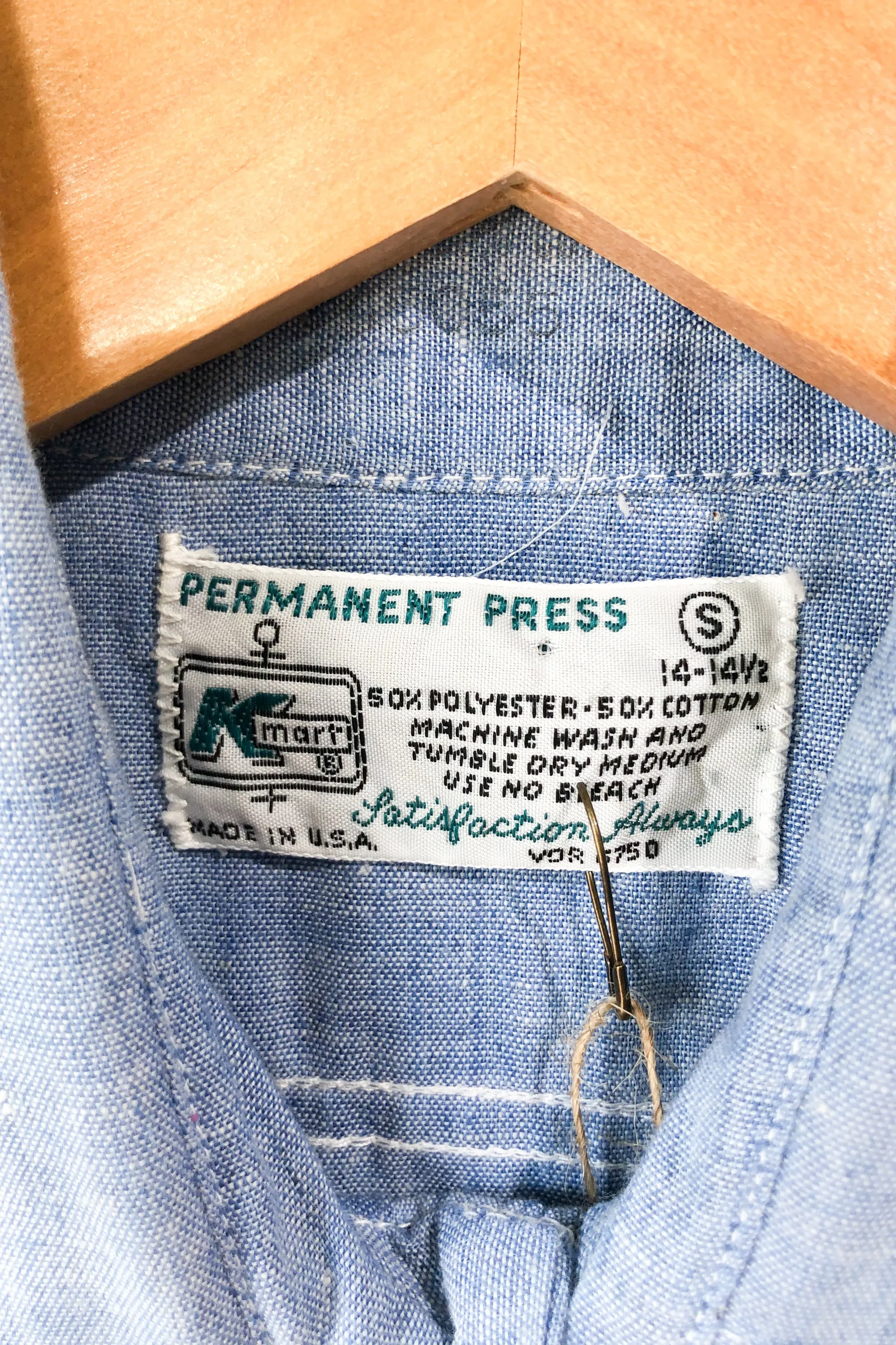 Vintage Kmart "Grandma" Chambray Shirt