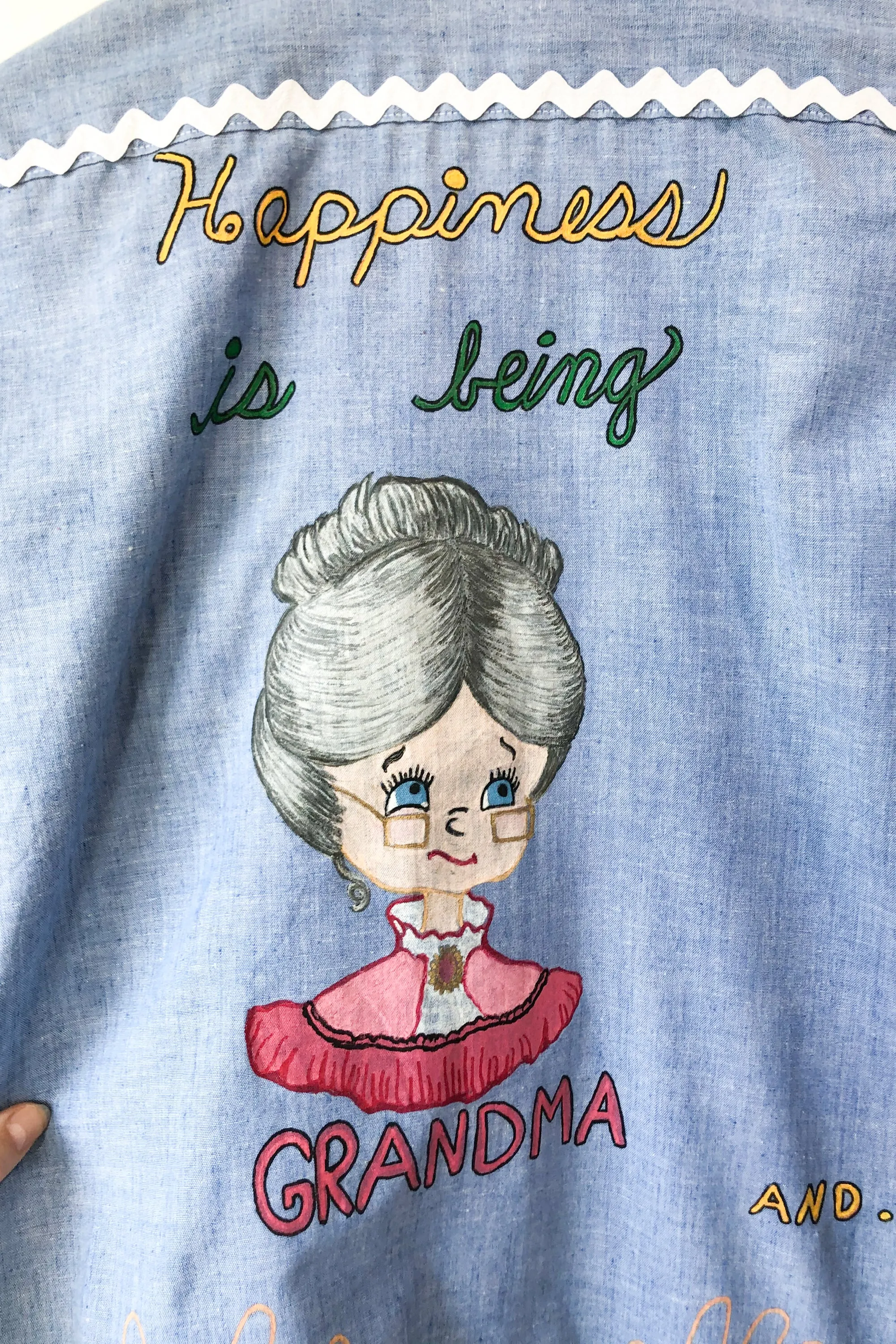 Vintage Kmart "Grandma" Chambray Shirt