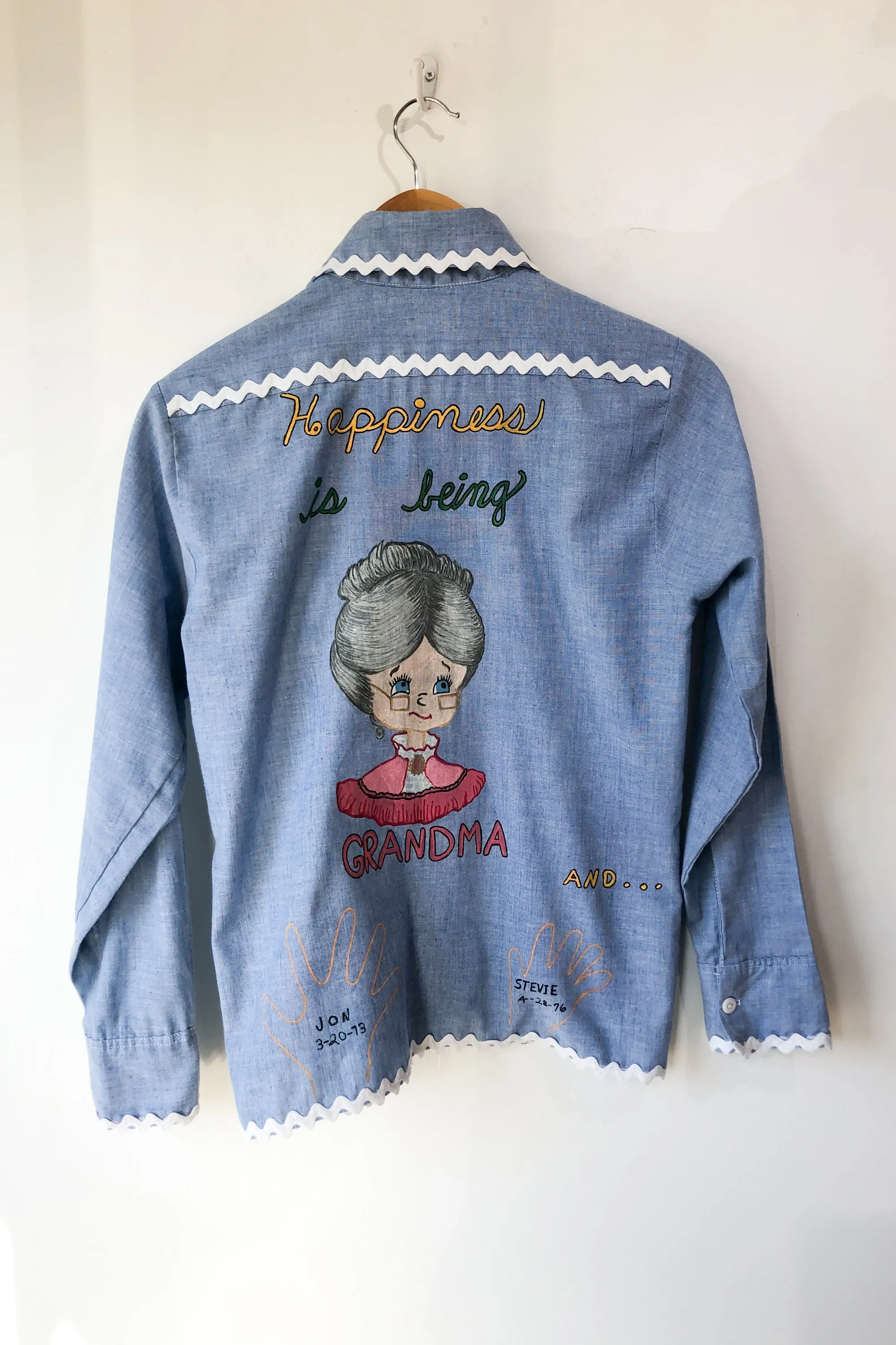 Vintage Kmart "Grandma" Chambray Shirt