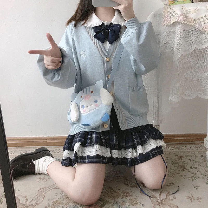 Vintage Plaid Lace Skirt UB99186